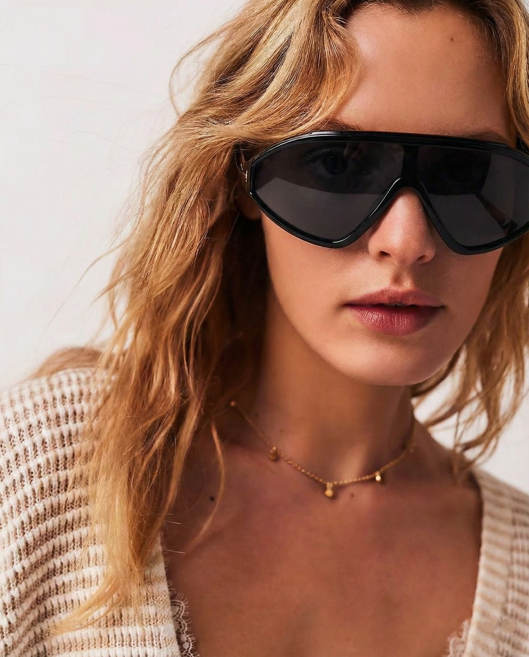 Natasha Linea Rossa Angled Sunglasses
