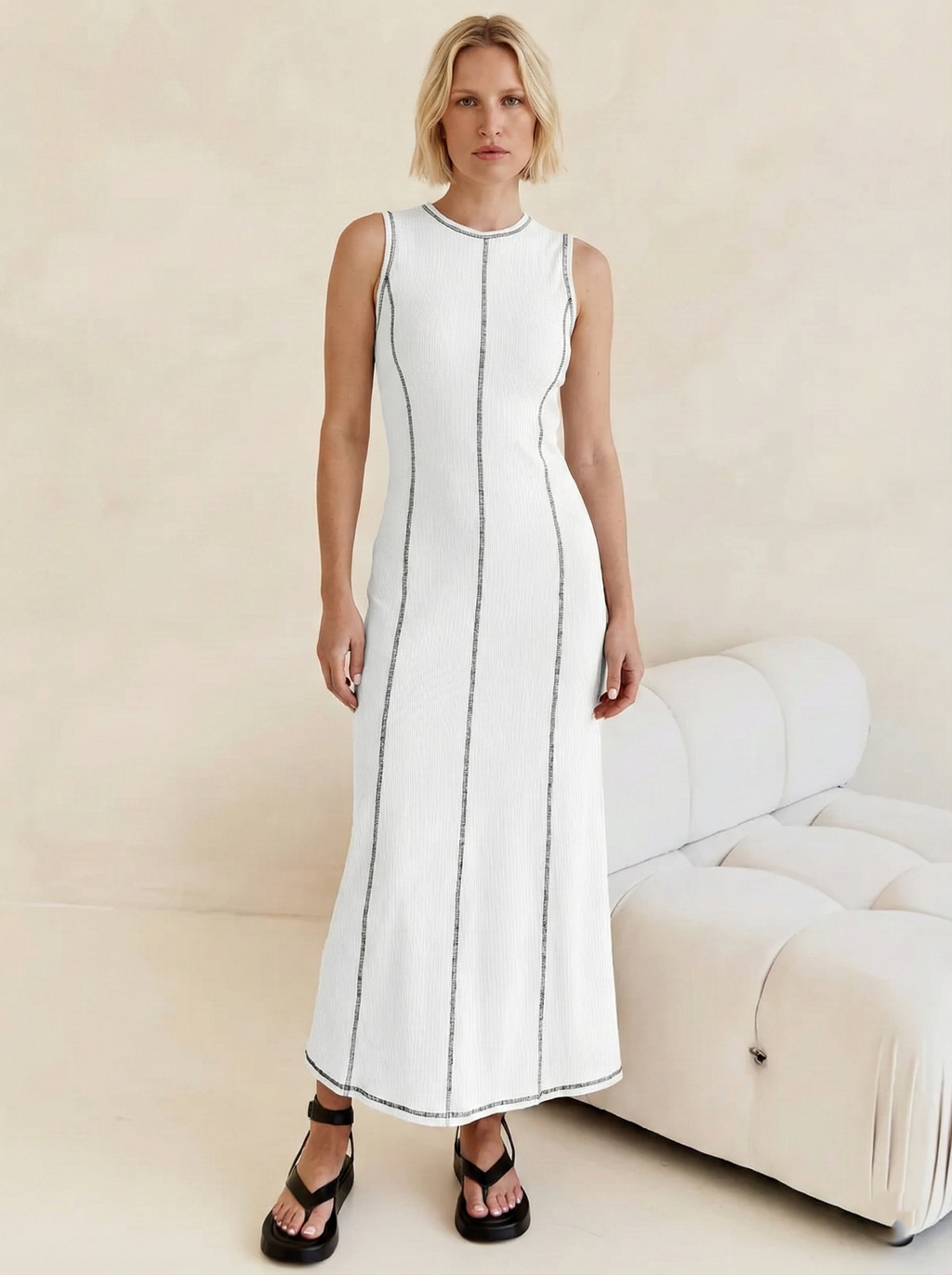 Mireya Women’s Sleeveless Knit Maxi