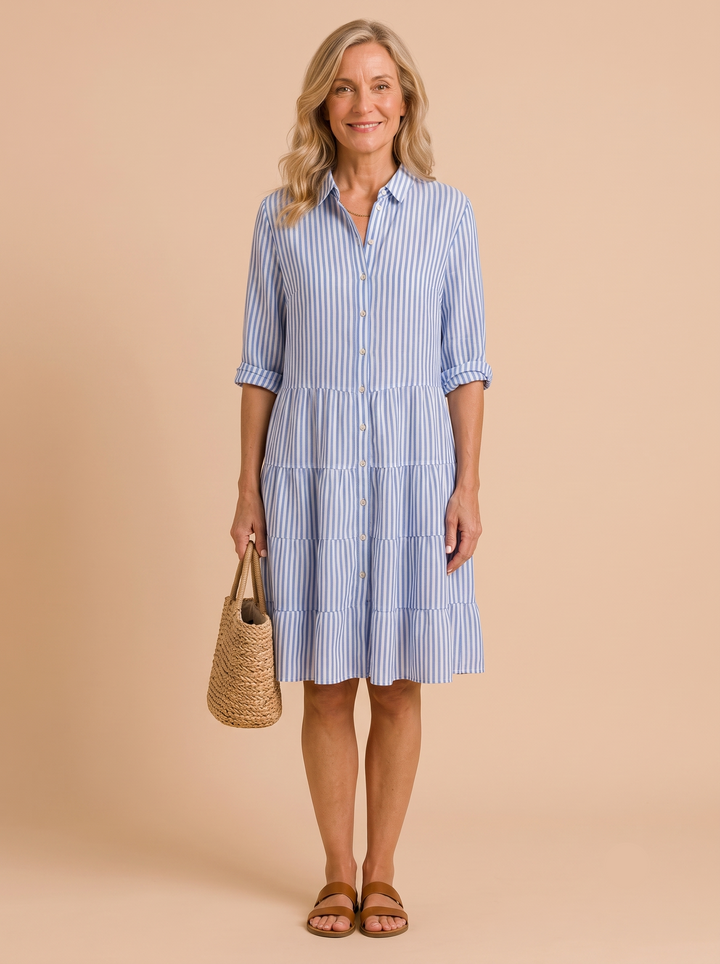 Anna | Striped Dress