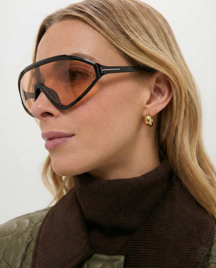 Natasha Linea Rossa Angled Sunglasses