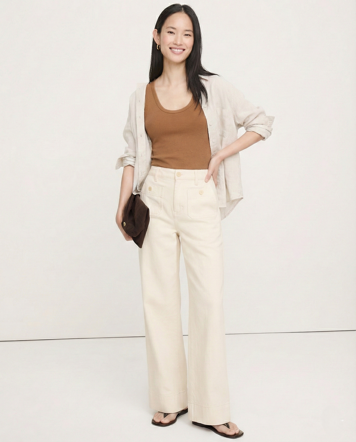 The Icon Classic Wide-Leg Jean