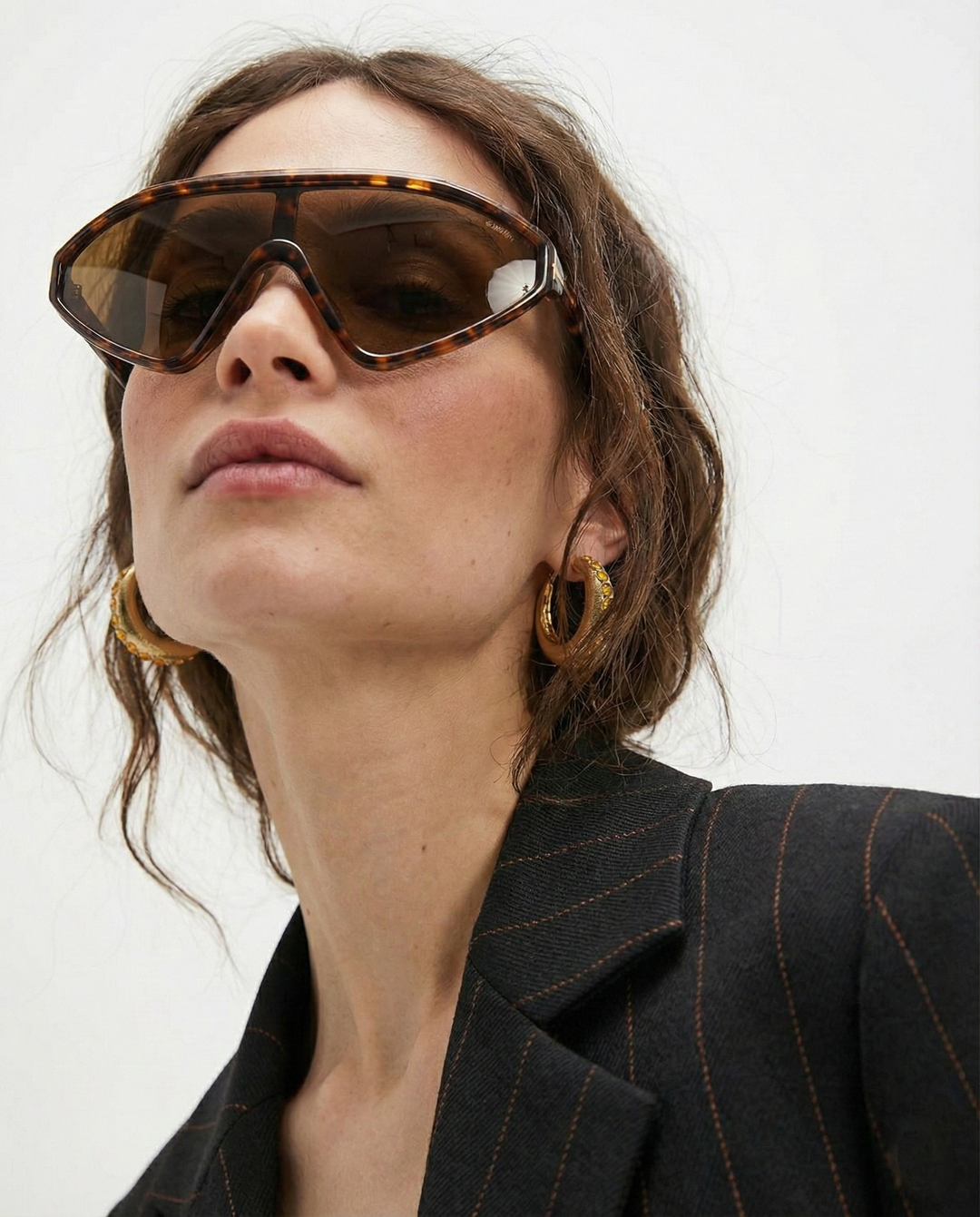 Natasha Linea Rossa Angled Sunglasses