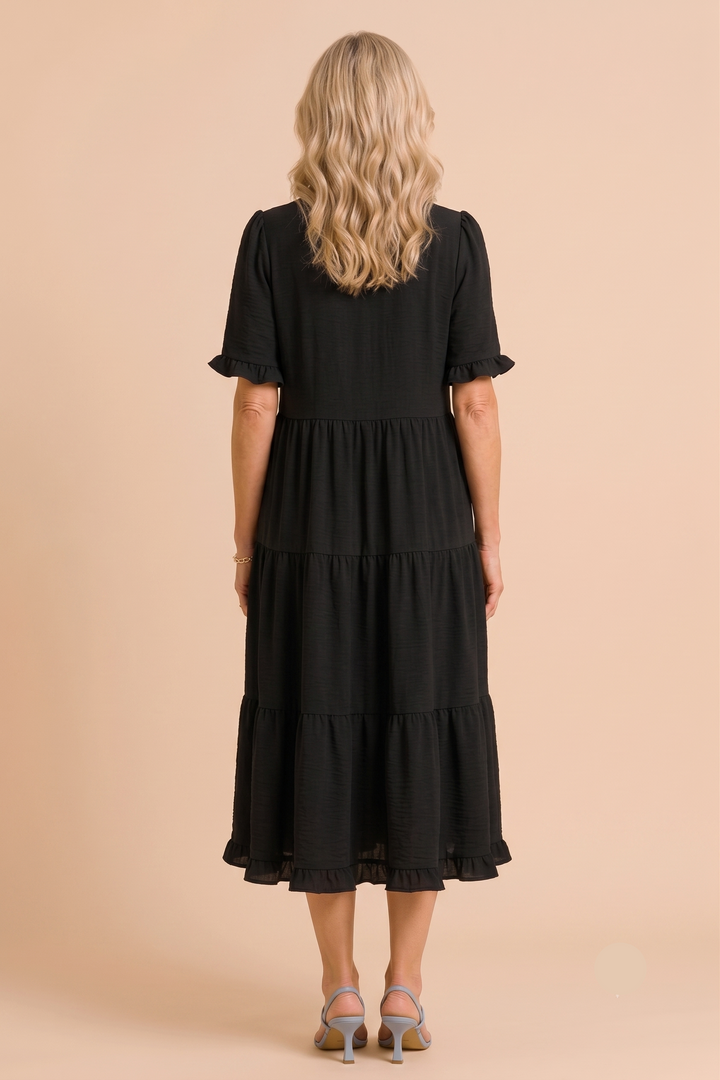 Opal | Casual V-Neck Mini Dress