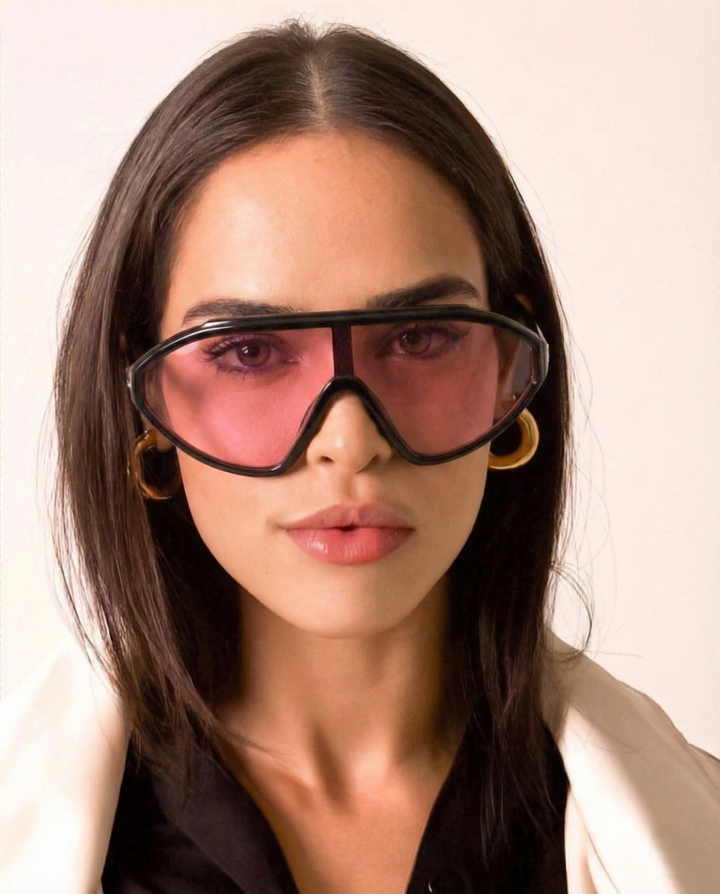 Natasha Linea Rossa Angled Sunglasses
