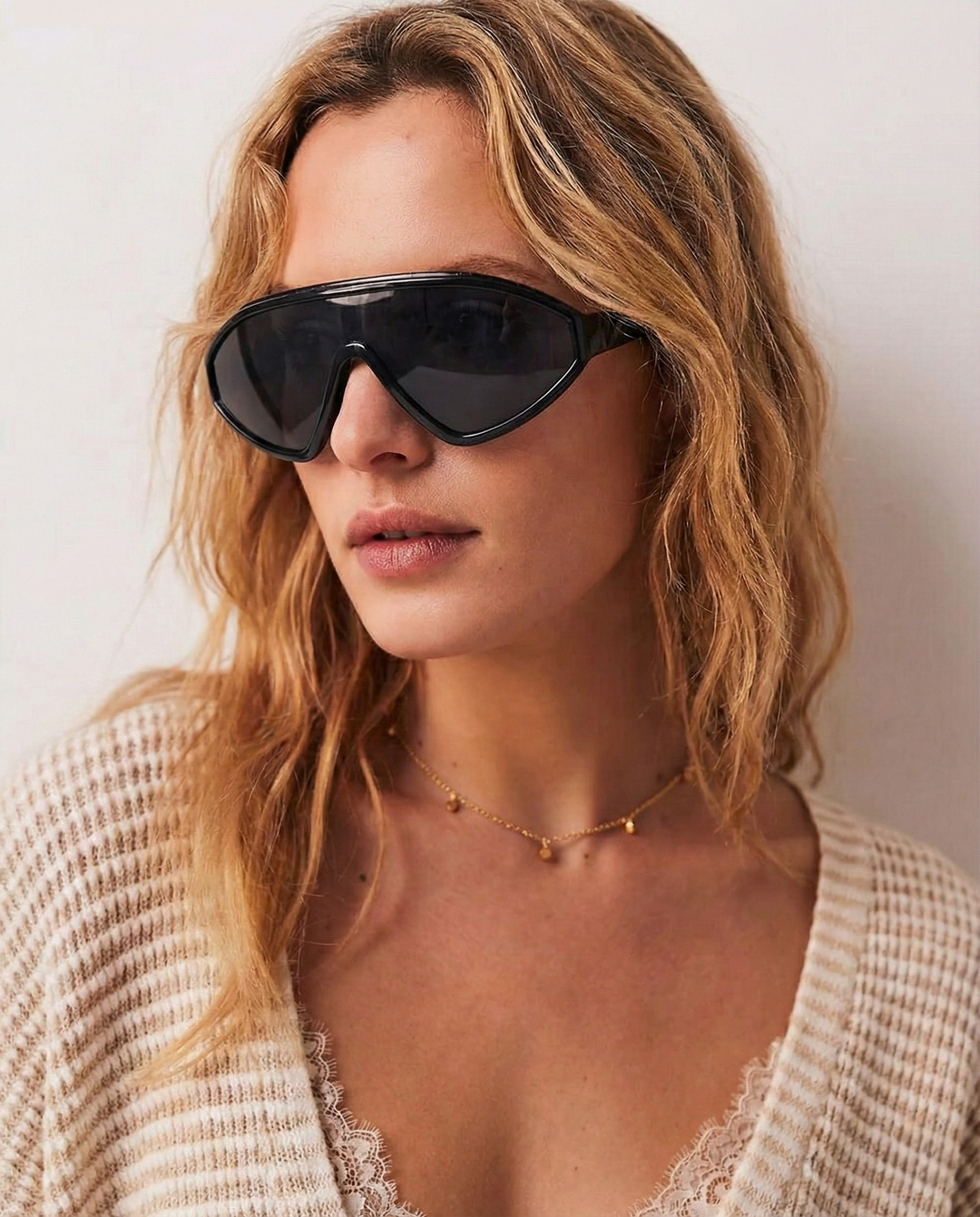 Natasha Linea Rossa Angled Sunglasses