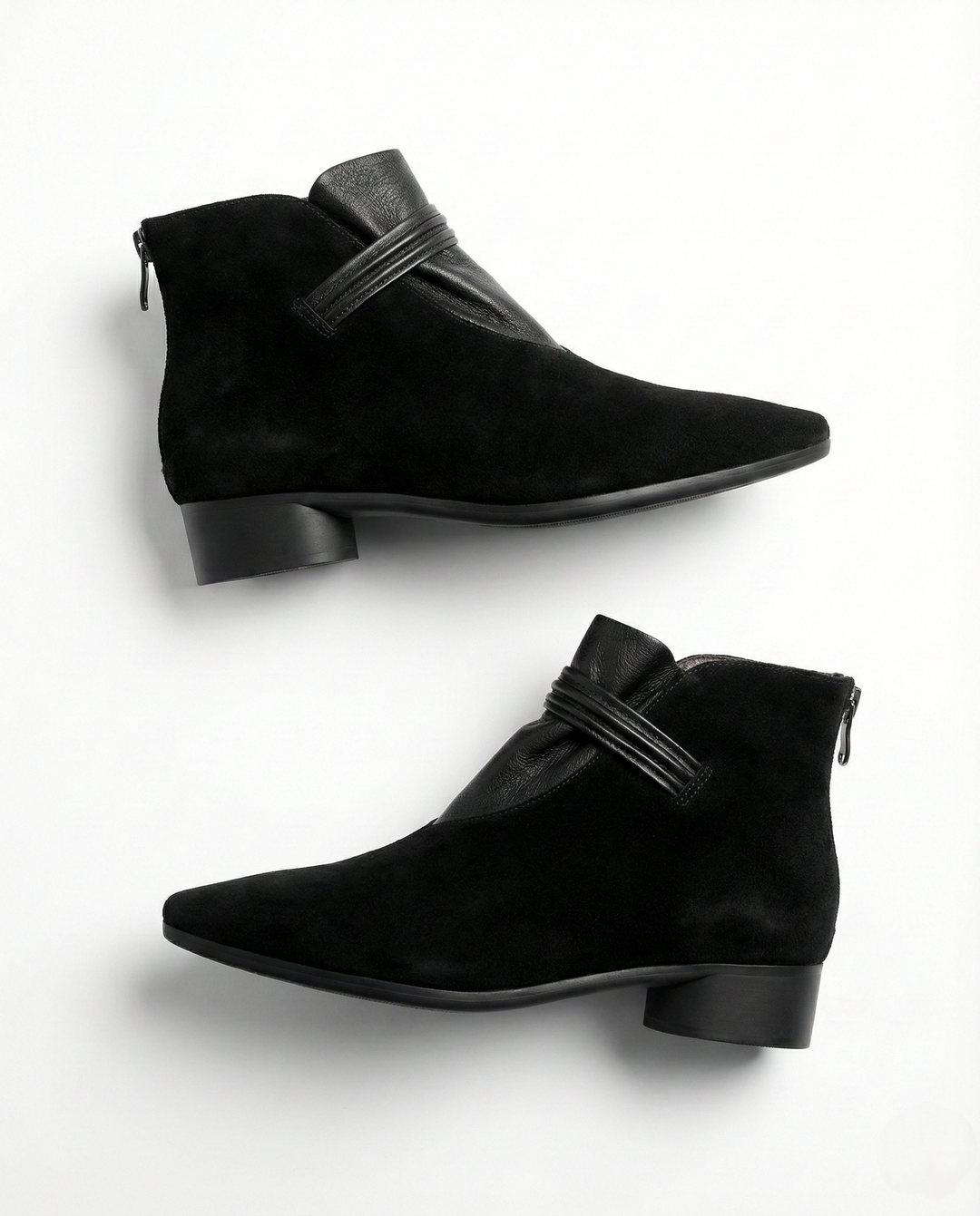 Vivienne Italian Crest Suede Boots