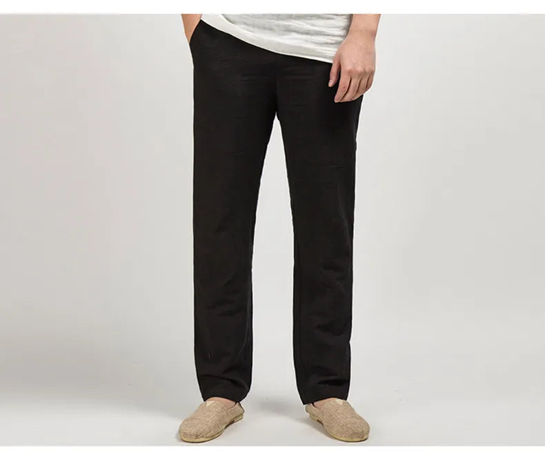 Linen Old Money Trousers