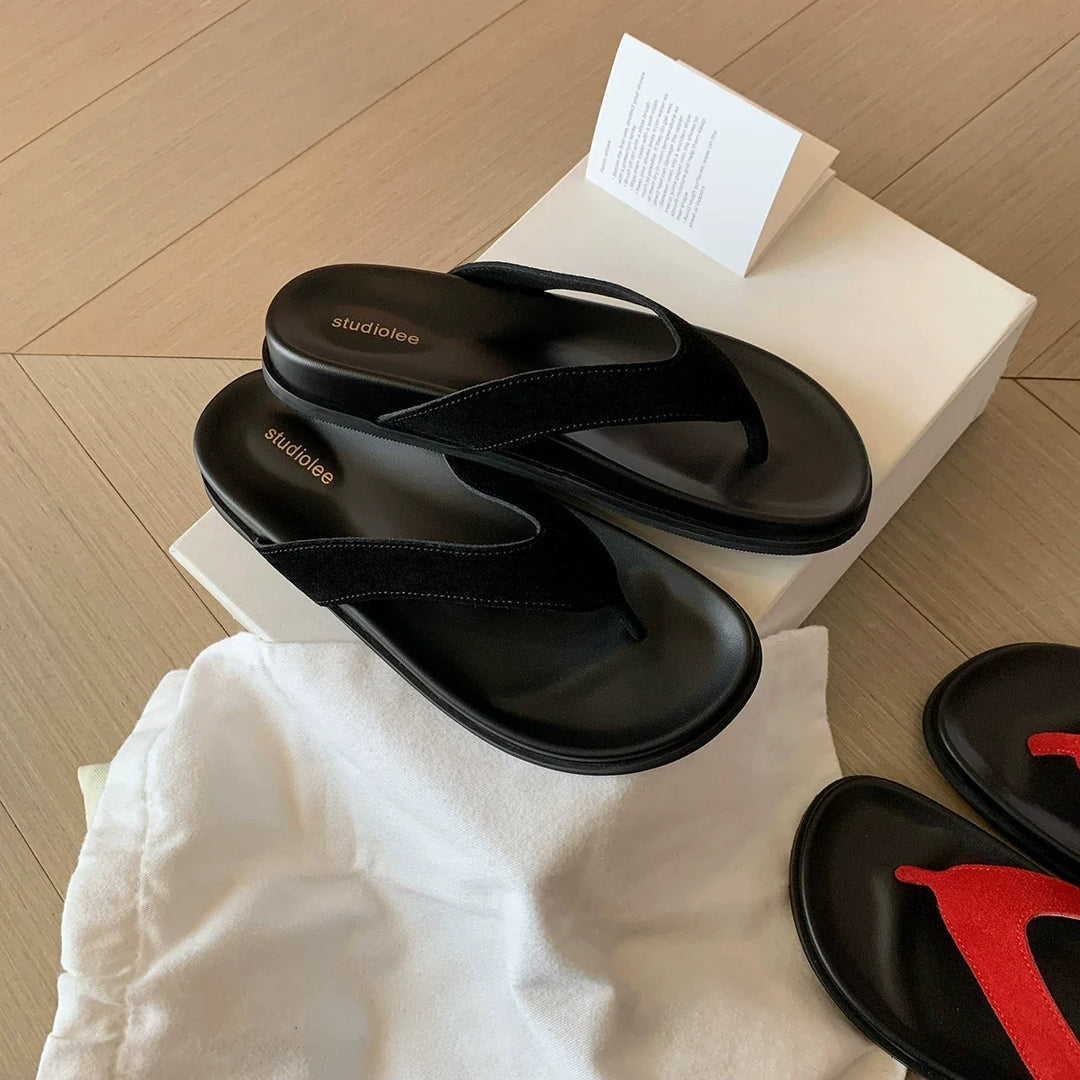 Mykonos Grape Slide Sandal