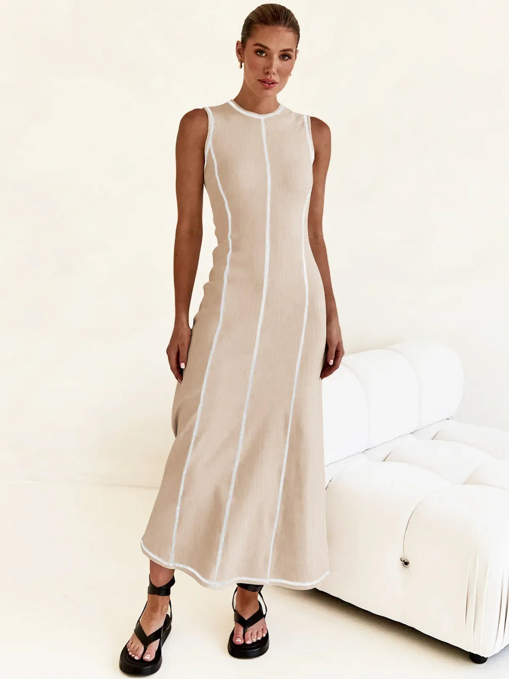 Mireya Women’s Sleeveless Knit Maxi