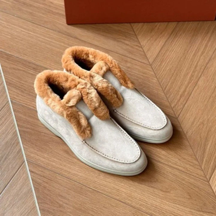 Lila Shearling Loafer Boots