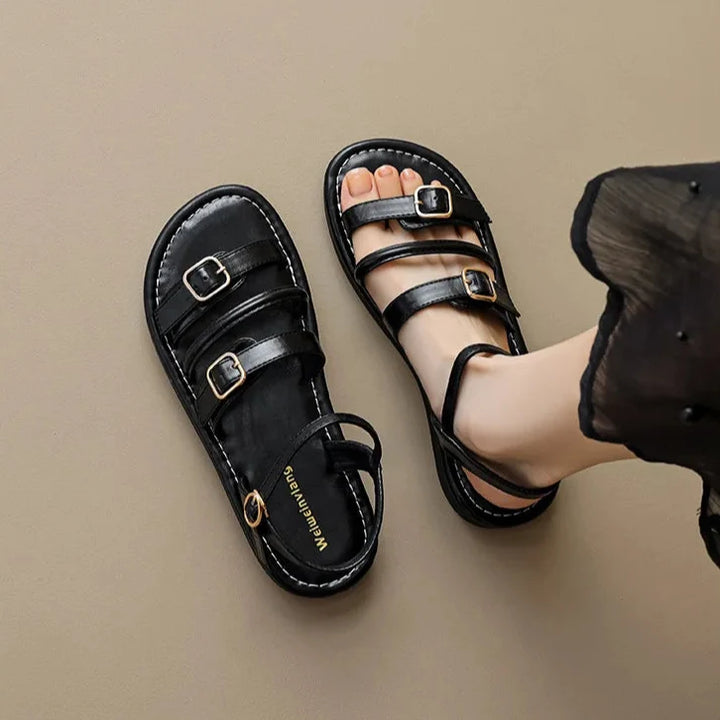 Malibu Leather Sandals