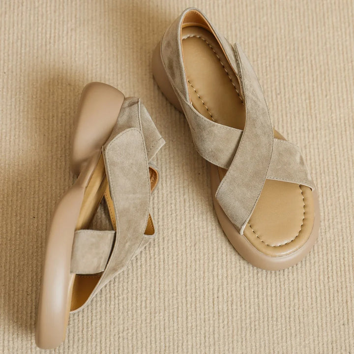 Tulum Suede Platform Sandal