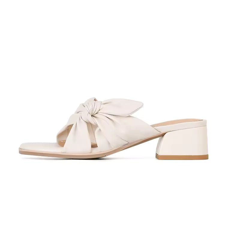 Capri Microfiber Leather Slingback Sandals