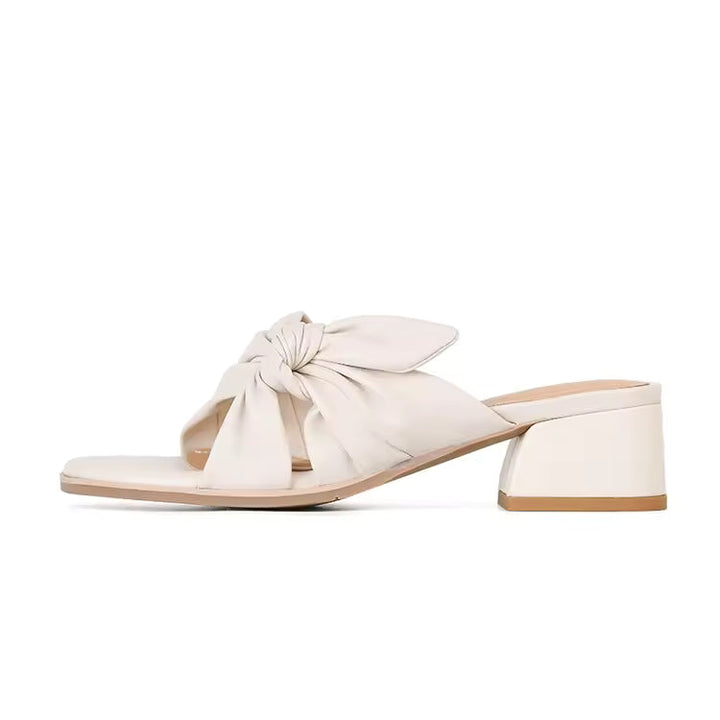 Capri Microfiber Leather Slingback Sandals