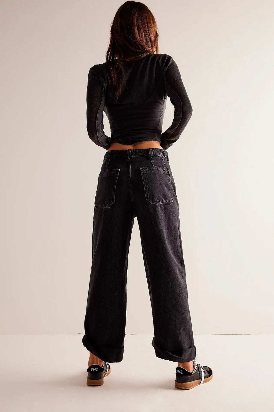 Candace High-Waist Wide-Leg Denims