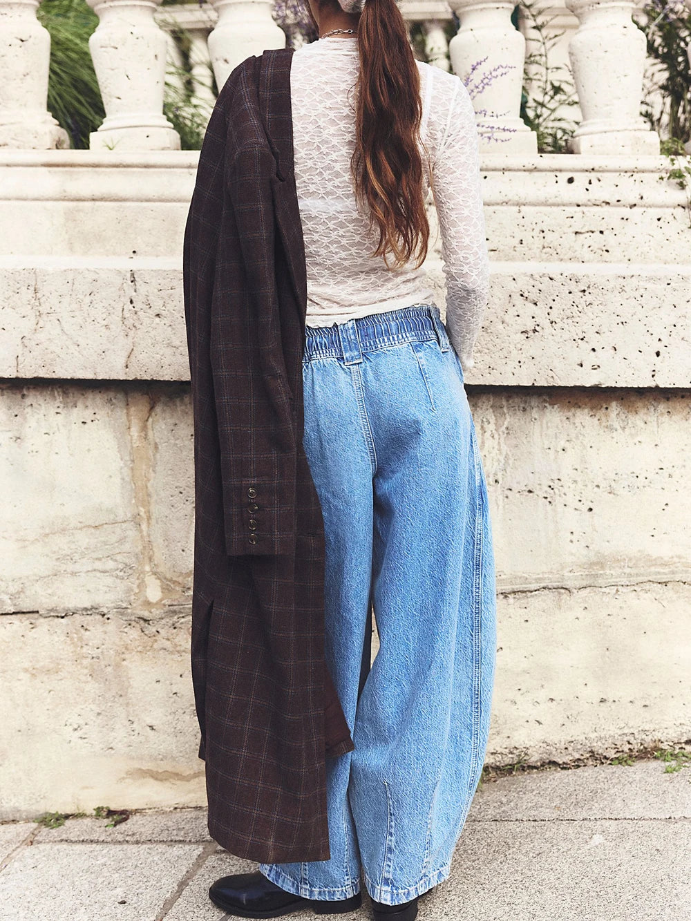 Marlowe Drawstring Denim Pants