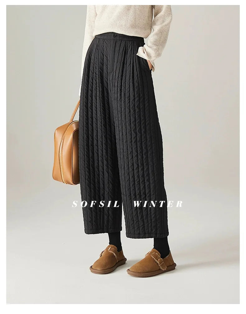 Daria Cotton Wide-Leg Pants