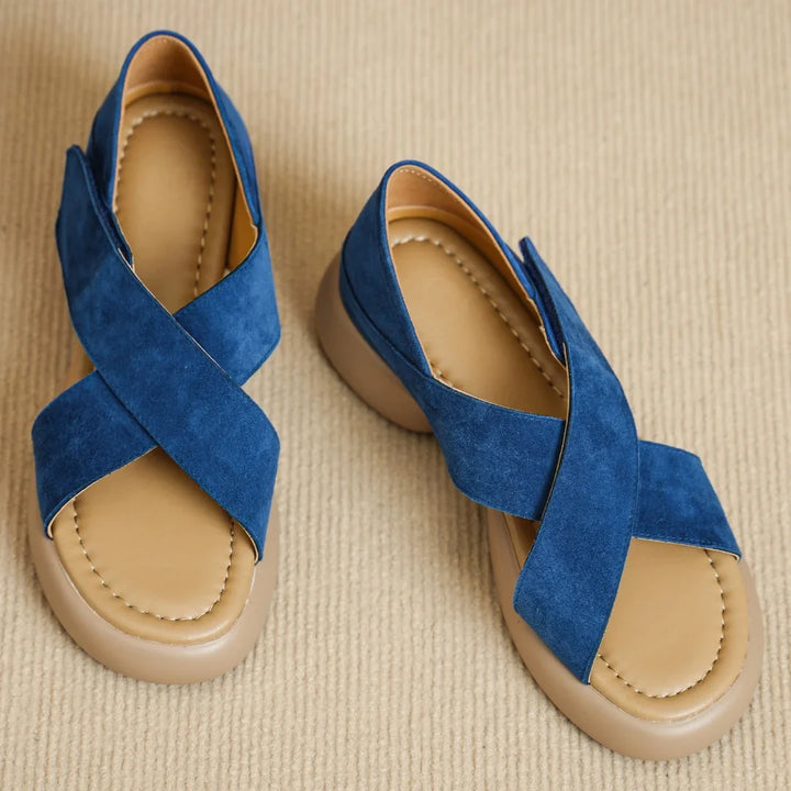 Tulum Suede Platform Sandal