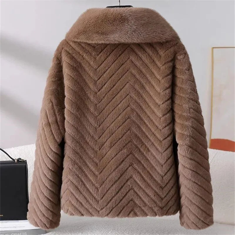 Liana Faux Mink Jacket
