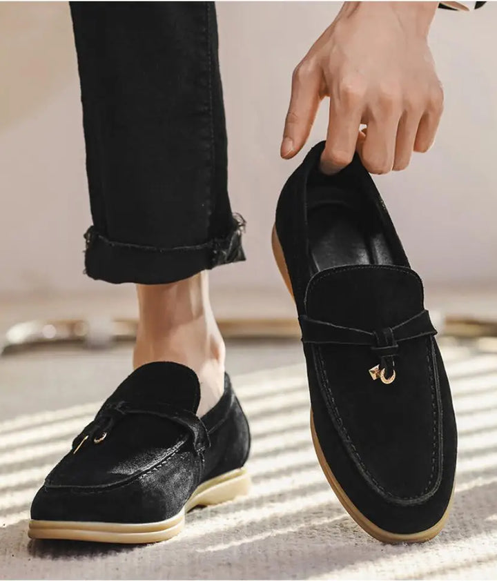 Shaffer Cow Suede Loafers