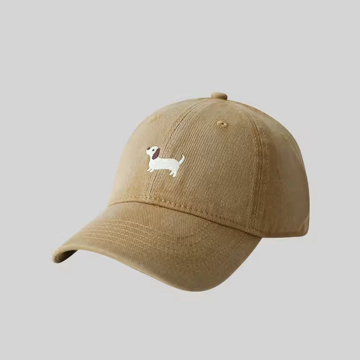 Doggy Embroidered Baseball Cap