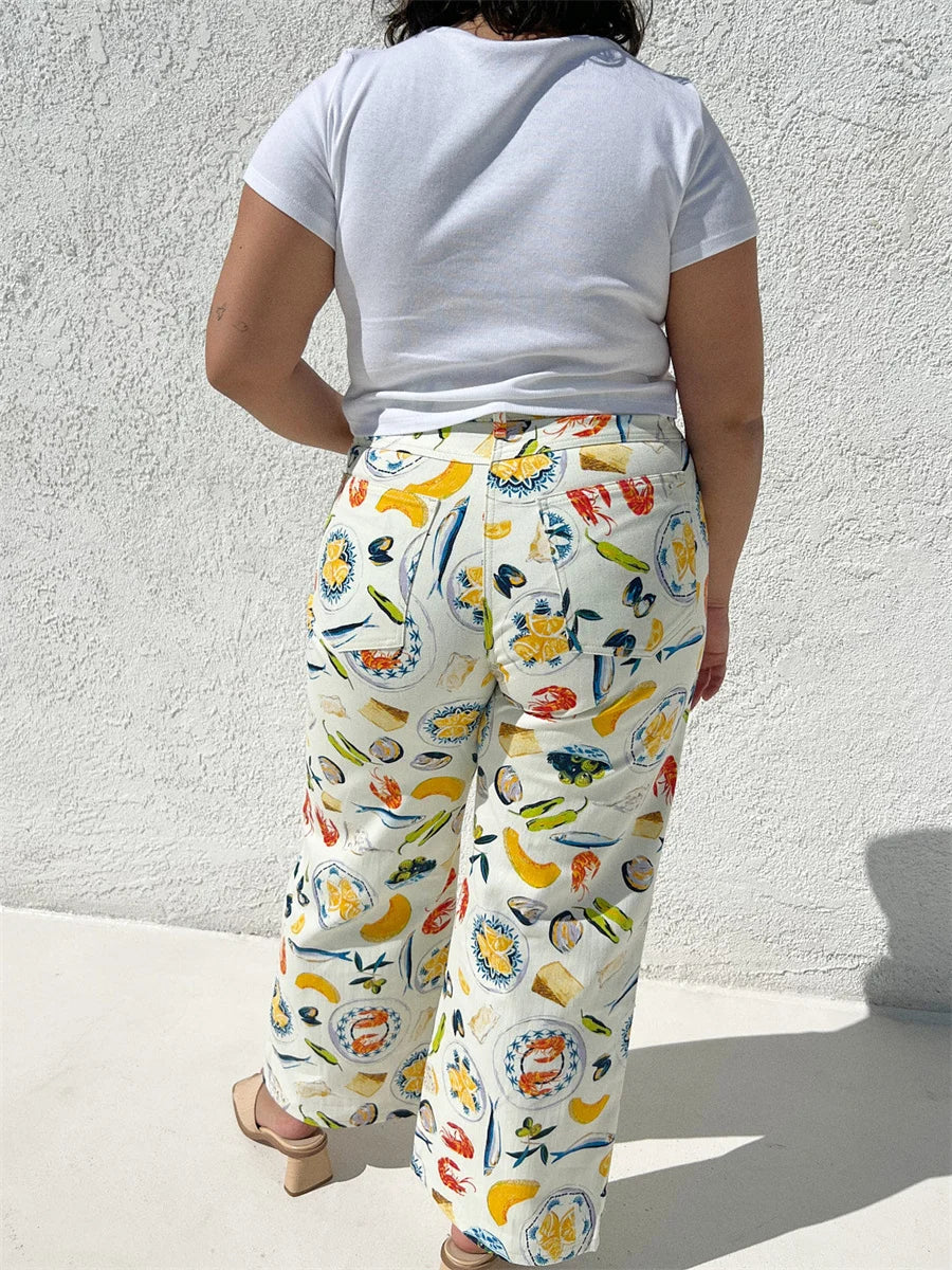 Capri Market Straight-Leg Jean