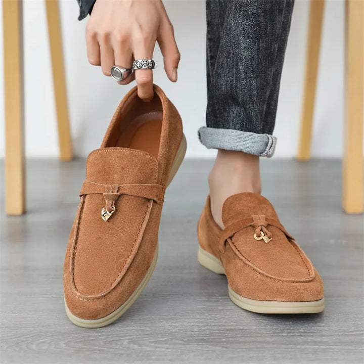 Shaffer Cow Suede Loafers