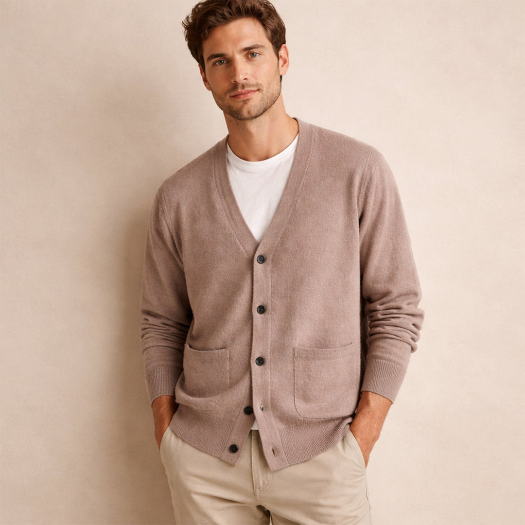 The Mayfair Cotton Cardigan for Men