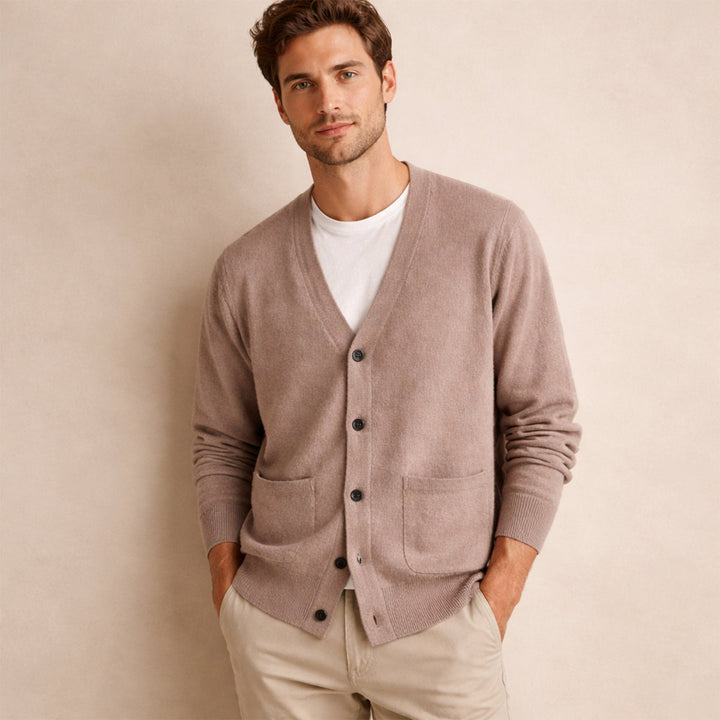 The Mayfair Cotton Cardigan for Men