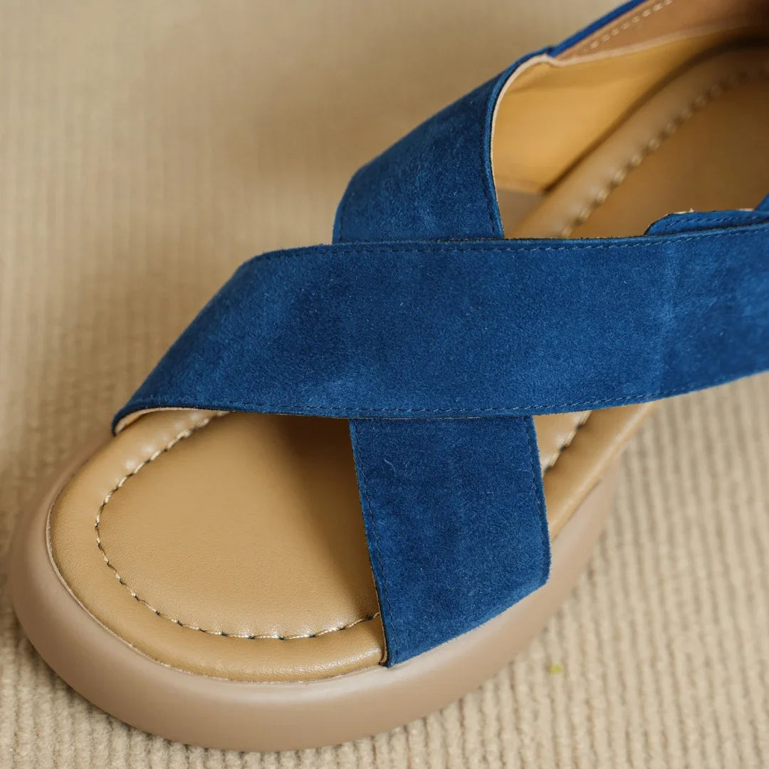 Tulum Suede Platform Sandal