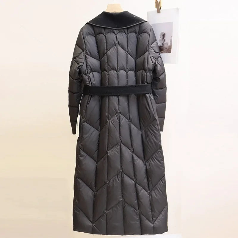 Margaux Wool-Trim Down Coat