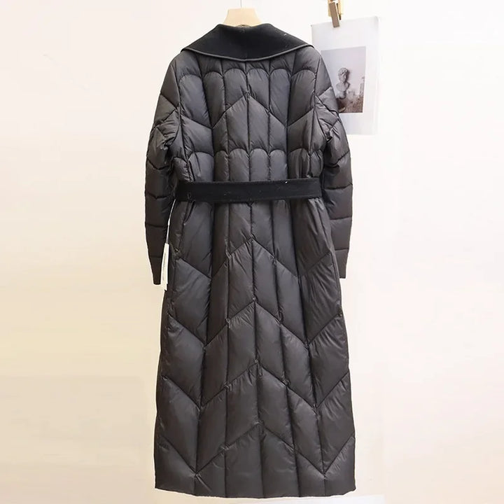 Margaux Wool-Trim Down Coat