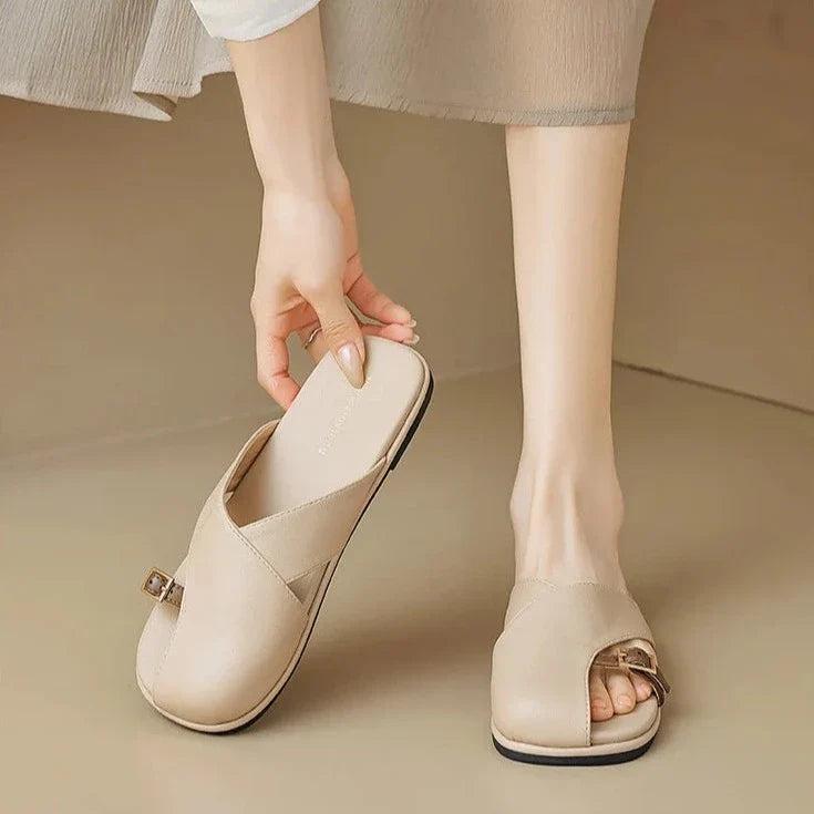 Minimalist Buckle Sandals