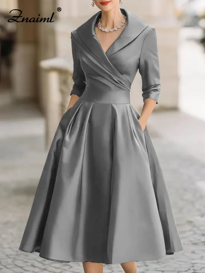Rachel | Satin A-Line Formal Dress
