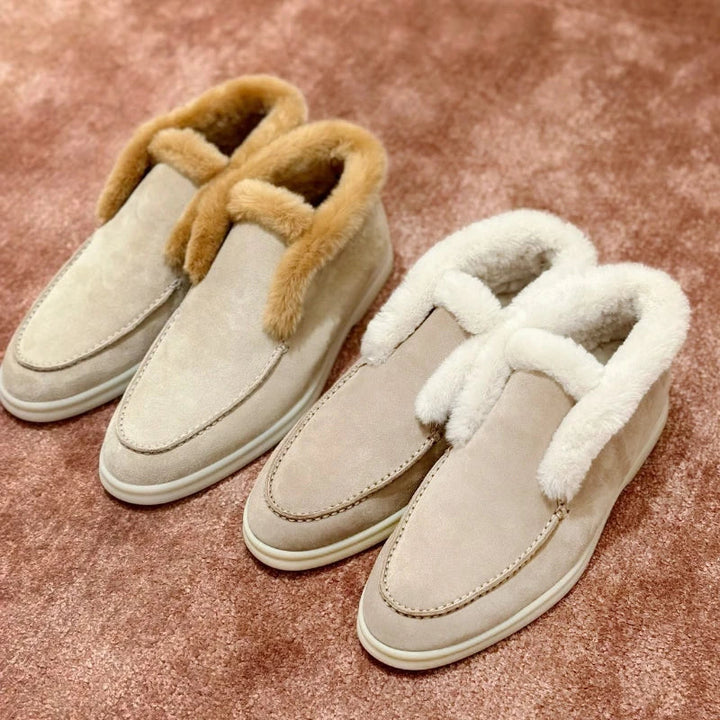 Lila Shearling Loafer Boots