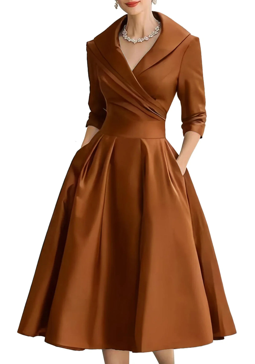Rachel | Satin A-Line Formal Dress