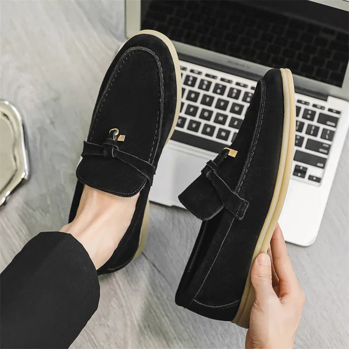 Shaffer Cow Suede Loafers