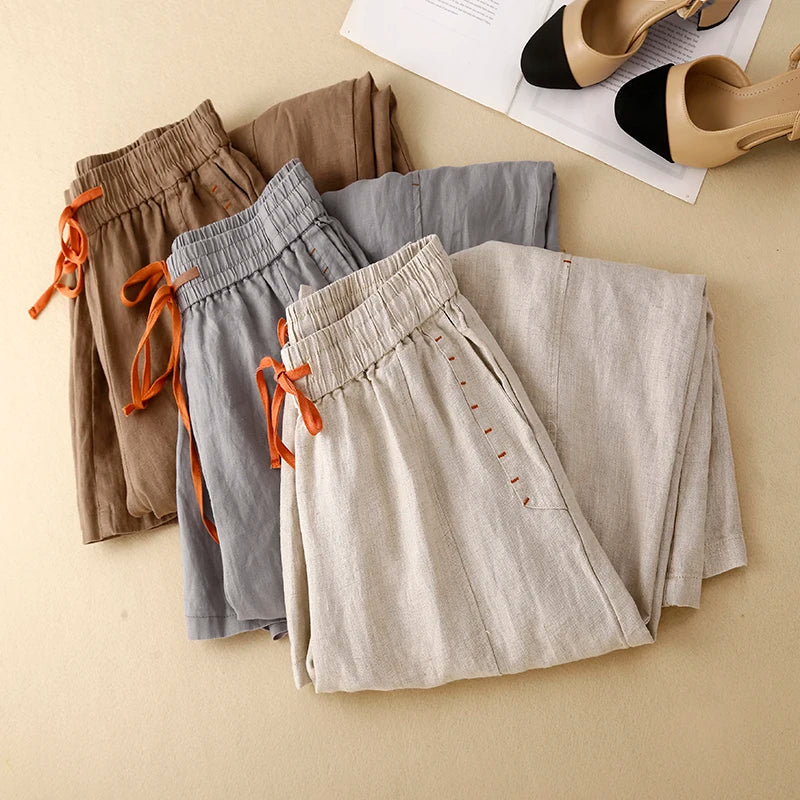 The Drawstring Wide Leg Pant