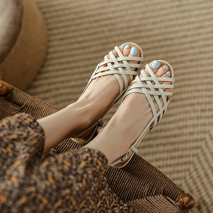 Woven Leather Sandal