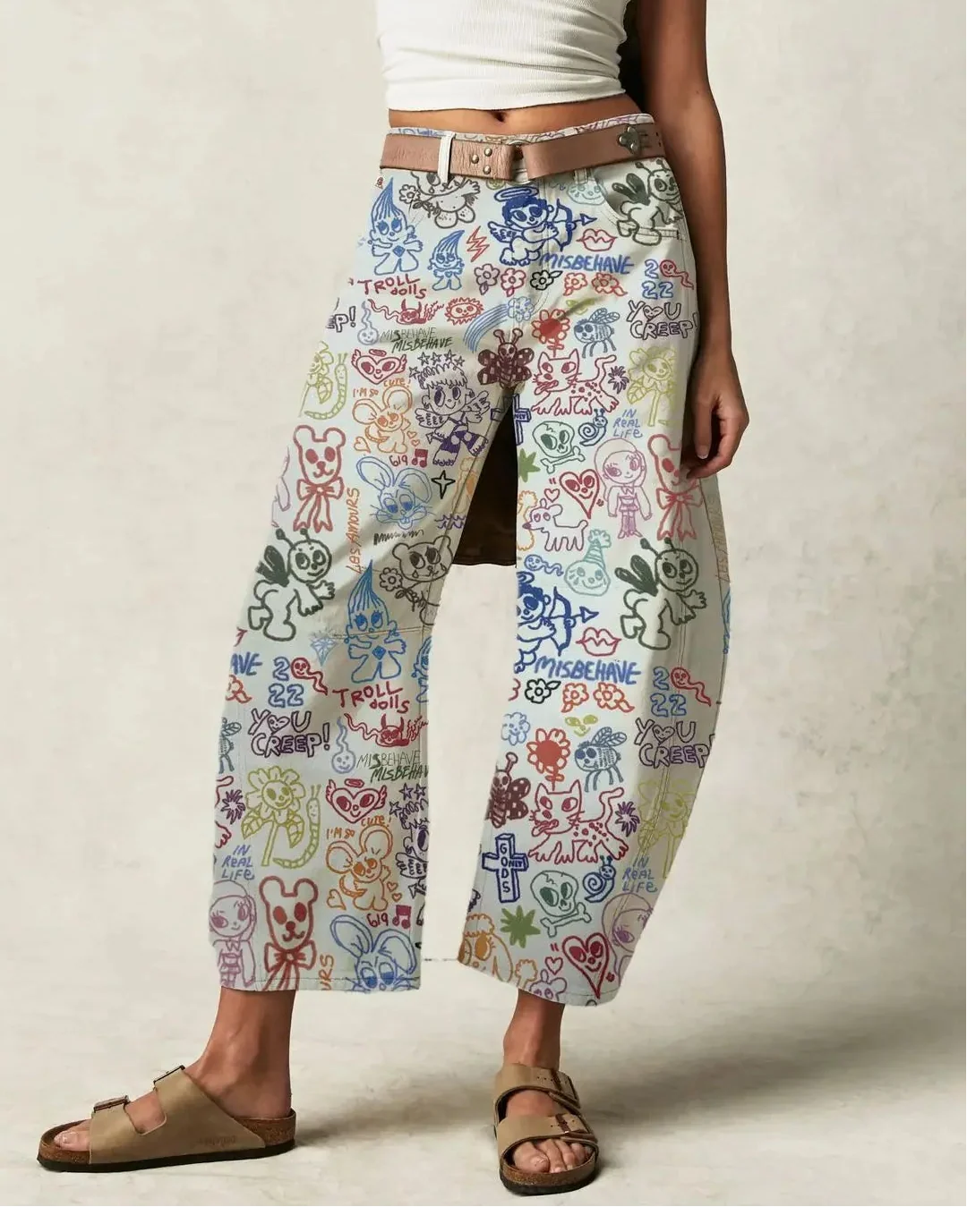 Florence Cotton Tapestry Jean