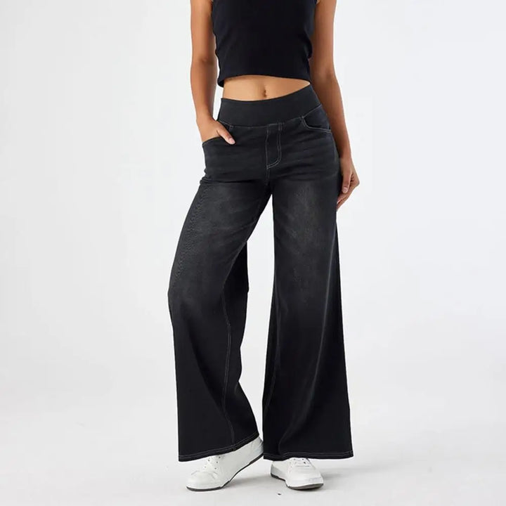 The Pull-On Wide Leg Jean