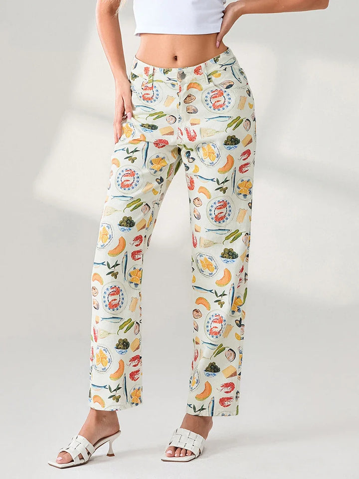 Capri Market Straight-Leg Jean