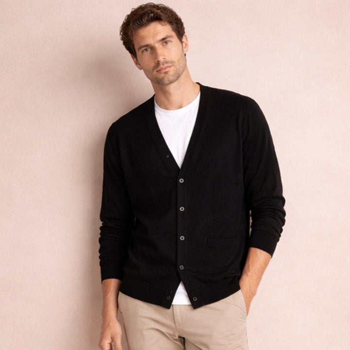 The Mayfair Cotton Cardigan for Men