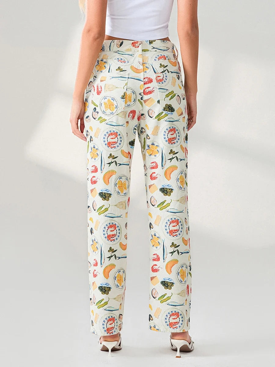 Capri Market Straight-Leg Jean