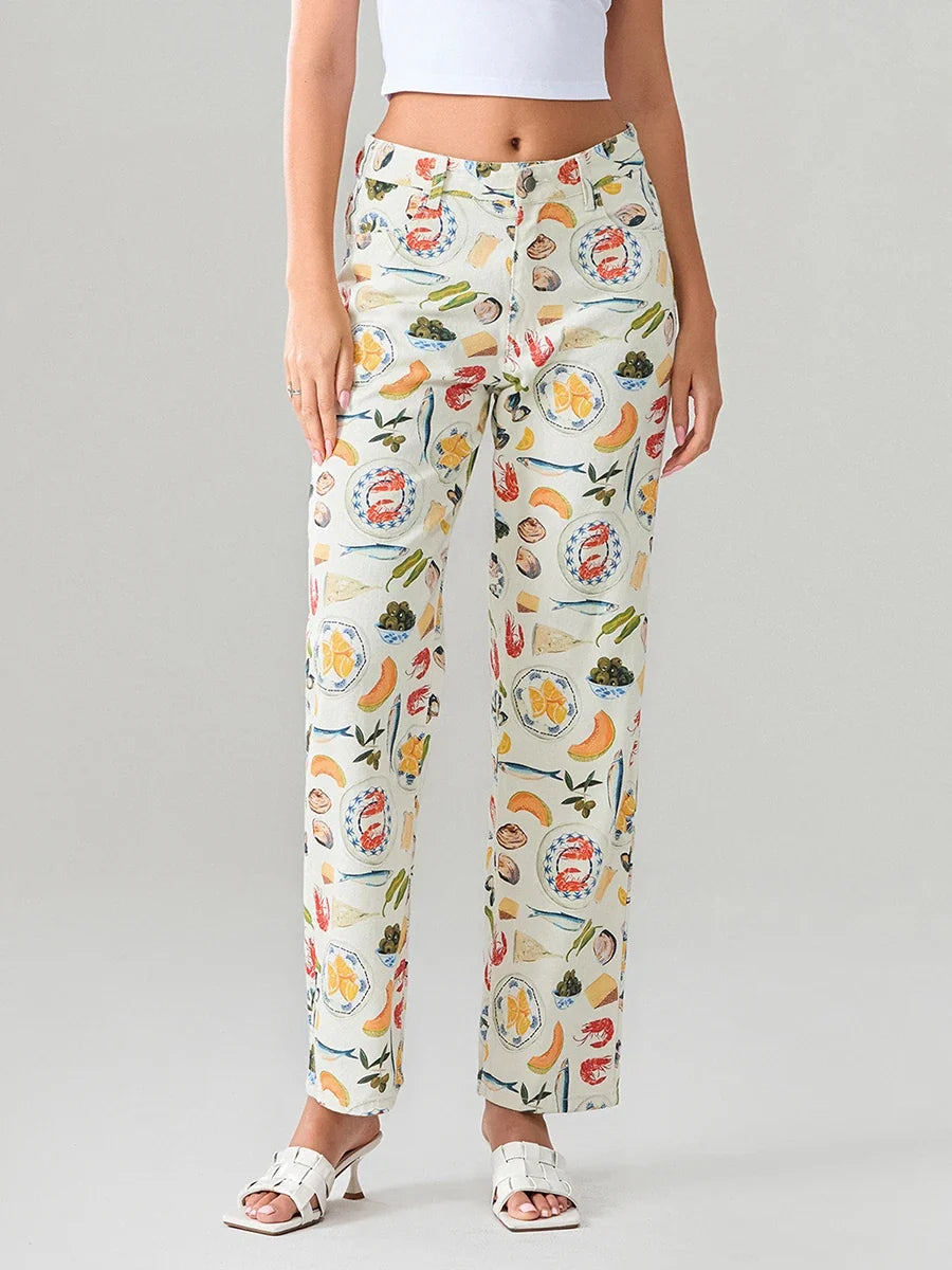 Capri Market Straight-Leg Jean