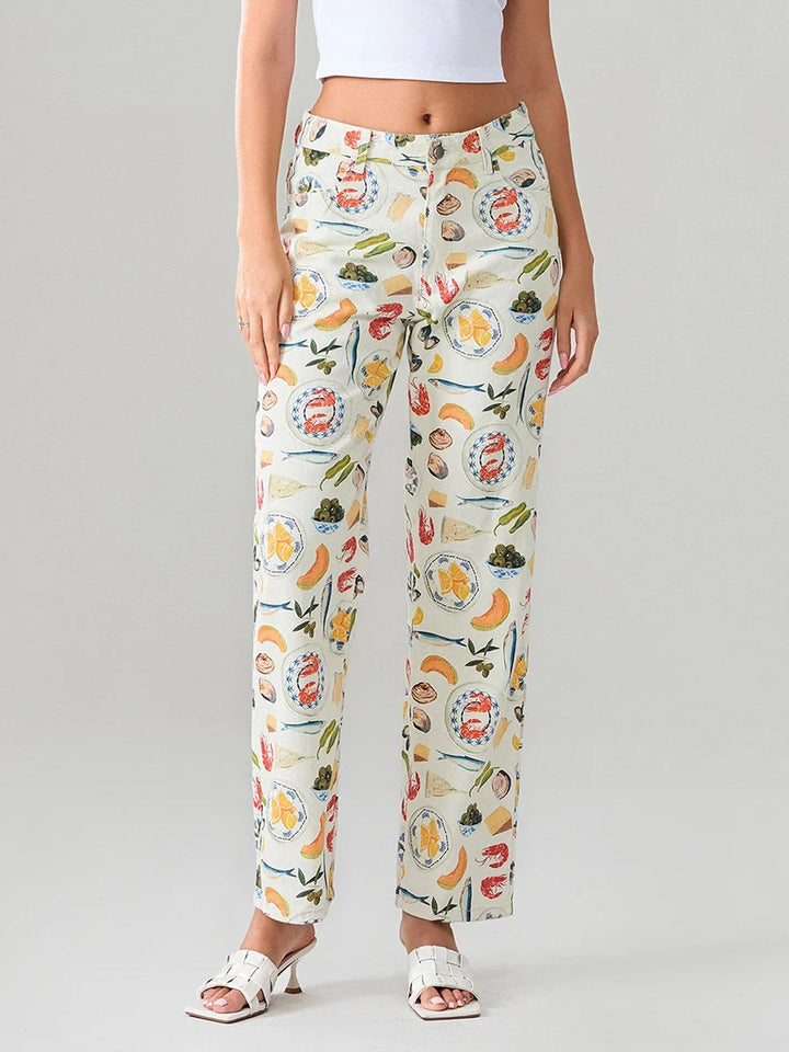 Capri Market Straight-Leg Jean