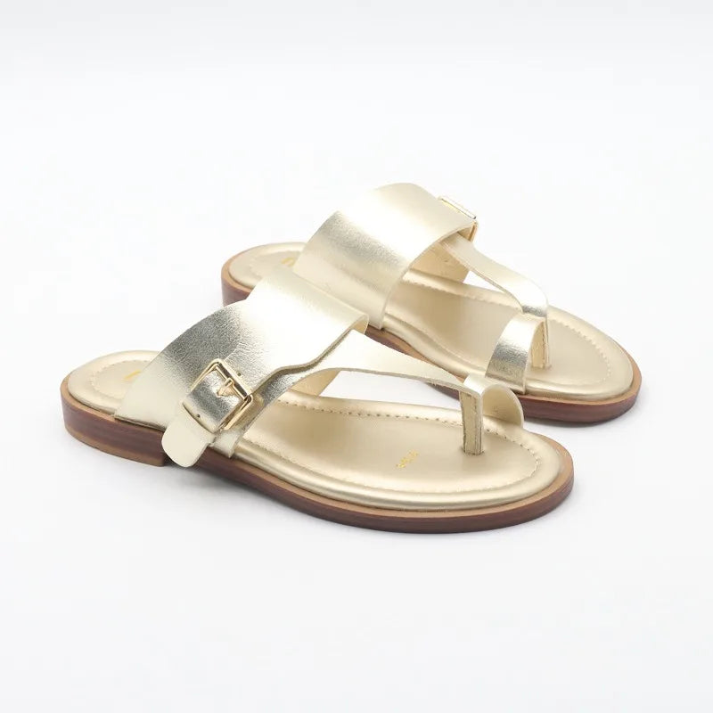 Valencia Leather Buckle Sandal