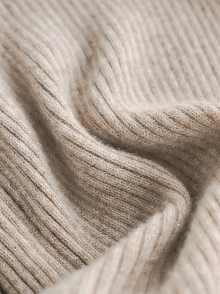 Wool Knitted Wide Leg Pants