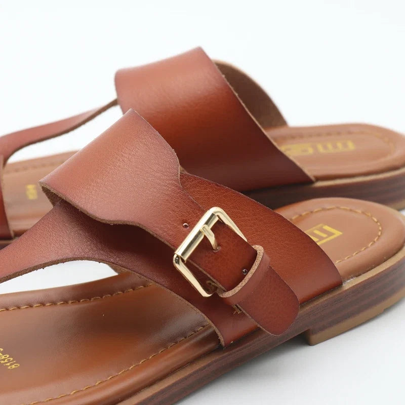 Valencia Leather Buckle Sandal