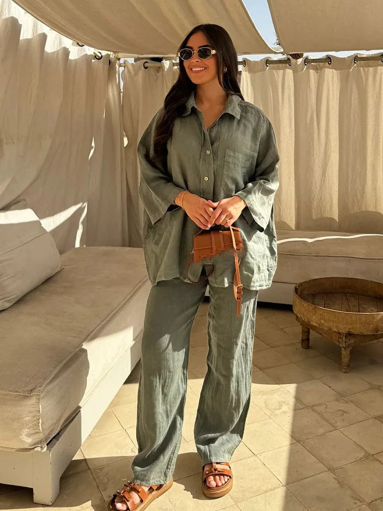 Sorrento Relaxed Linen Set